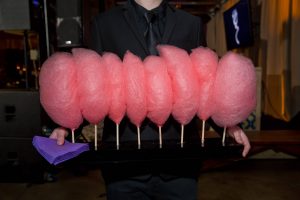 Cotton candy server at this food festival and souk-inspired bat mitzvah in DC | Photo by Luis Zepeda