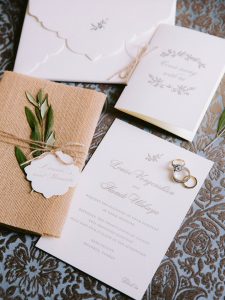 Wedding stationery for this Istanbul wedding weekend at Four Seasons Bosphorus | Photo by Allan Zepeda