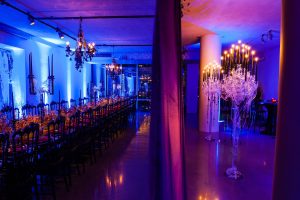 Spooky decor for the seated Monster Mash at this epic halloween party at The Standard in NYC | Photo by Gruber Photographers