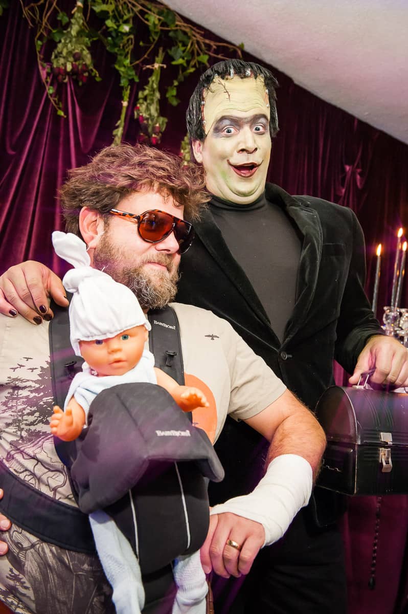 Alan from The Hangover and Frankenstein at this epic halloween party at The Standard in NYC | Photo by Gruber Photographers