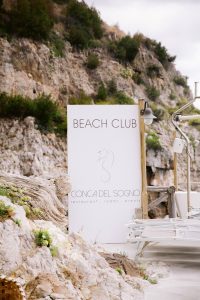 Conca del Sogno Beach Club, Amalfi Coast wedding weekend held Lo Scoglio | Photo by Allan Zepeda