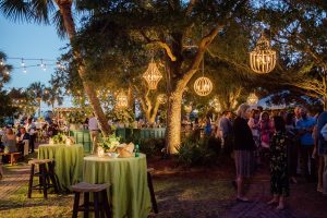 BBQ welcome party at this Sea Island wedding weekend in Georgia, USA | Photo by Liz Banfield